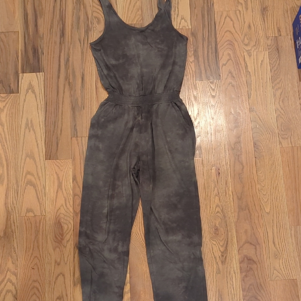Aerie Dark Gray Sleeveless Jumpsuit
